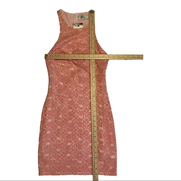 Bec & Bridge peach lace Designer Dress NWT Sz 2 - Picture 8 of 12